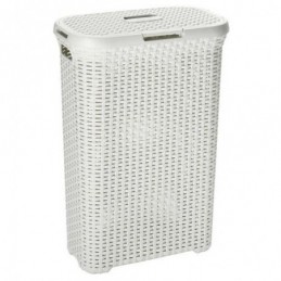CESTO CON TAPA 40L.NATURAL...